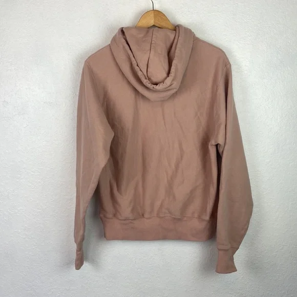 Champion Reverse Weave Hoodie Vintage Logo Dusty pink S - Picture 5 of 5